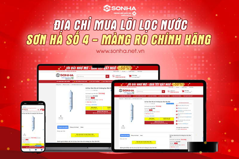 boninox.com.vn - địa chỉ cung cấp linh kiện, lõi lọc nước uy tín, chính hãng