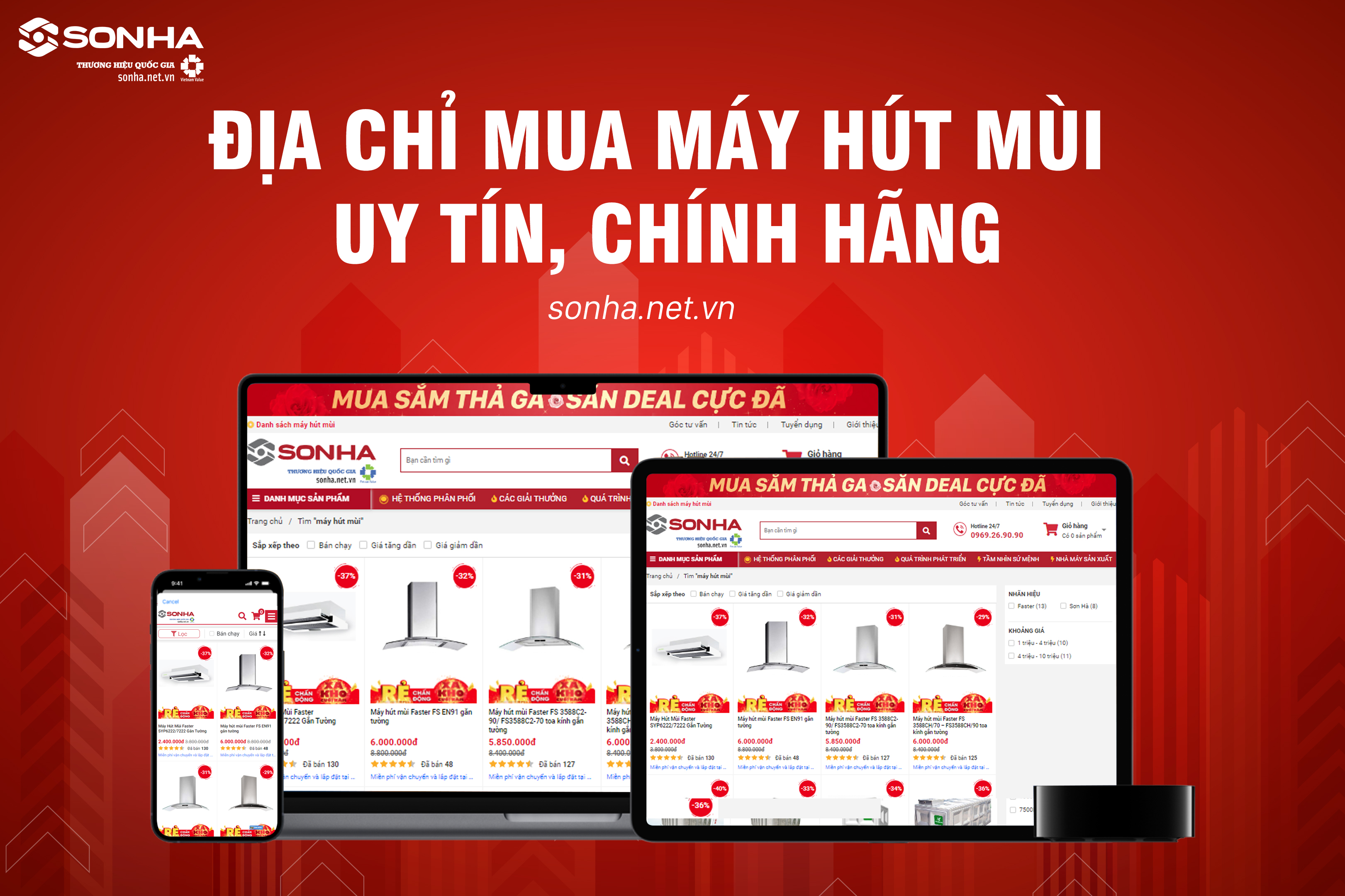 boninox.com.vn - địa chỉ số 1 mua máy hút mùi FSN3388C1