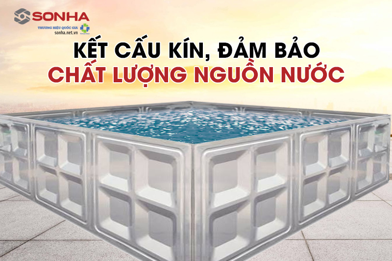 Cấu tạo bể chắc chắn, bền bỉ theo năm tháng