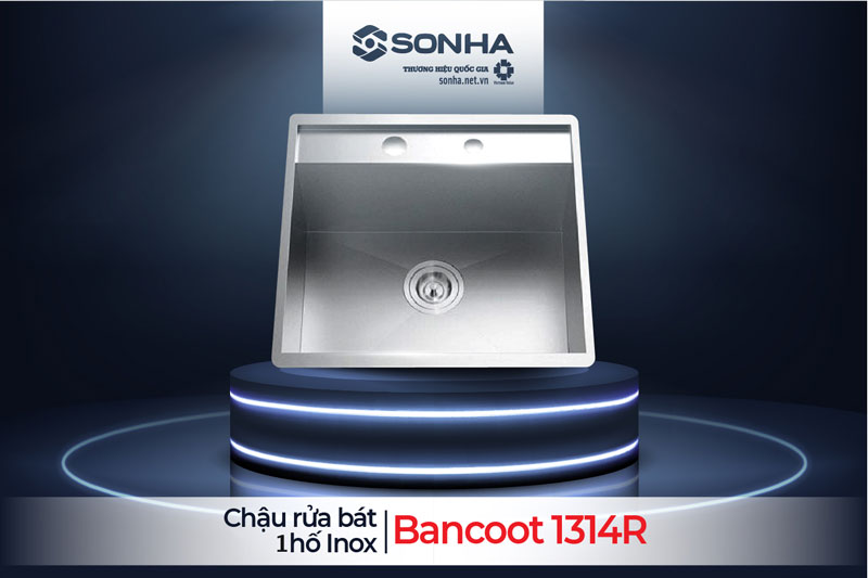 Chậu rửa bát 1 hố âm bàn Bancoot 1314R