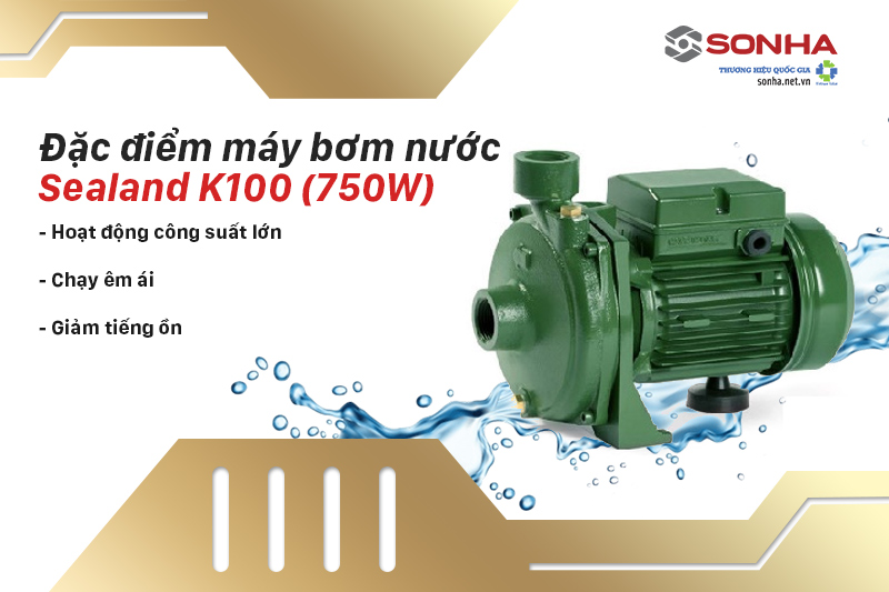 Máy bơm nước ly tâm Sealand K100 (750w)