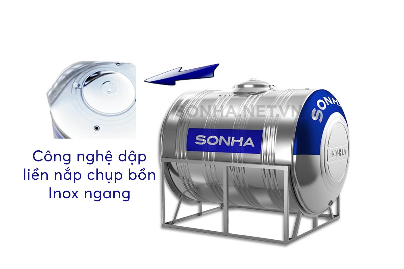 Công nghệ dập cổ liền bồn, hàn lăn tiên tiến