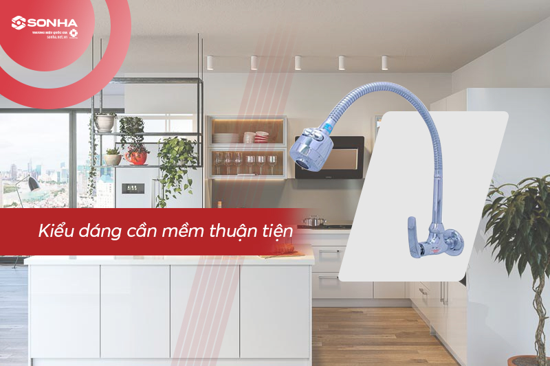 Vòi Bancoot BC12B cần mềm tiện sử dụng