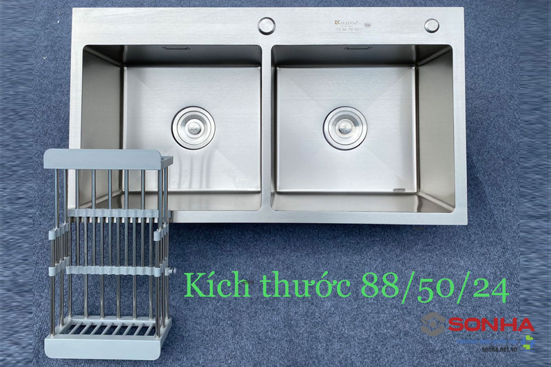 Hình ảnh thực tế chậu rửa bát Kagol K8850-304