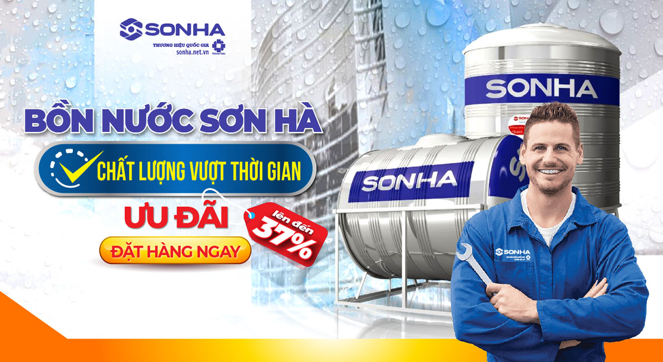 Bồn nước Sơn Hà ƯU ĐÃI TỚI 37%