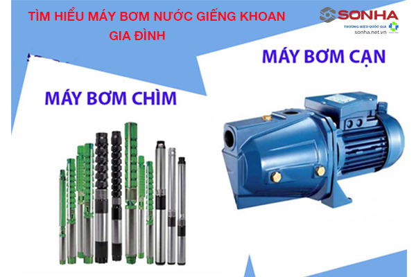 Tìm hiểu máy bơm nước giếng khoan gia đình