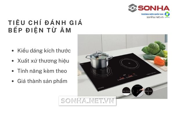 Tiêu chí đánh giá bếp điện từ âm