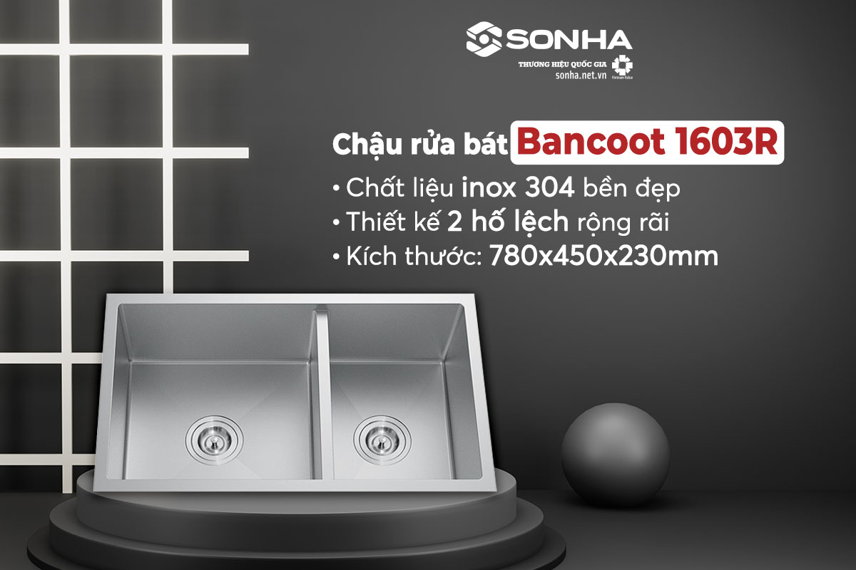 Chậu rửa Bancoot 1603R