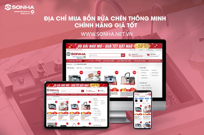 Địa chỉ mua bồn rửa chén thông minh giá tốt nhất