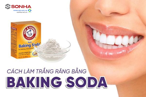 Baking soda làm trắng răng