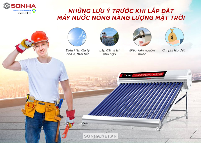 Những lưu ý trước khi lắp đặt thái dương năng