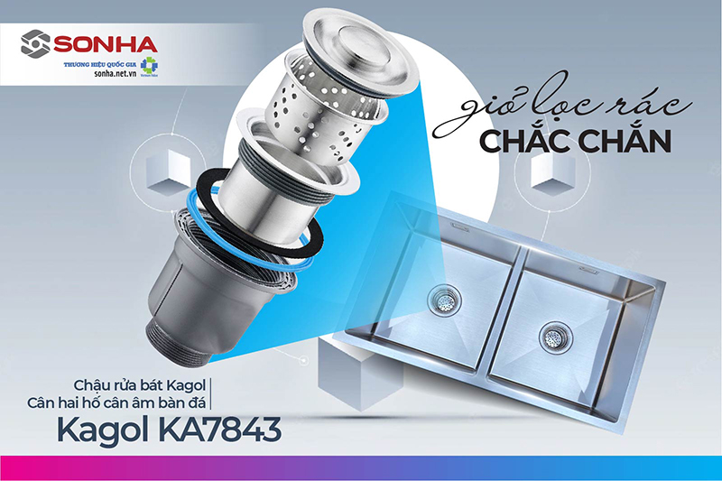 Giỏ lọc rác Kagol KA7843