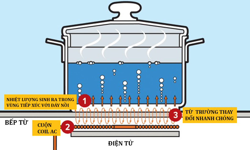 Bếp từ hoạt động như thế nào?