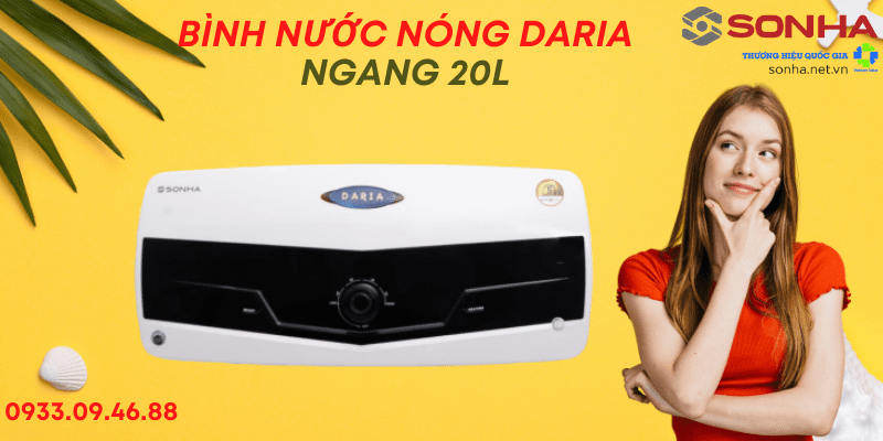 bình nóng lạnh ngang 20L