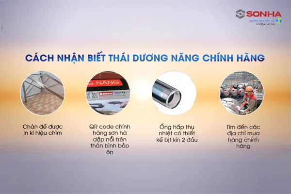 Cách phân biệt thái dương năng chính hãng