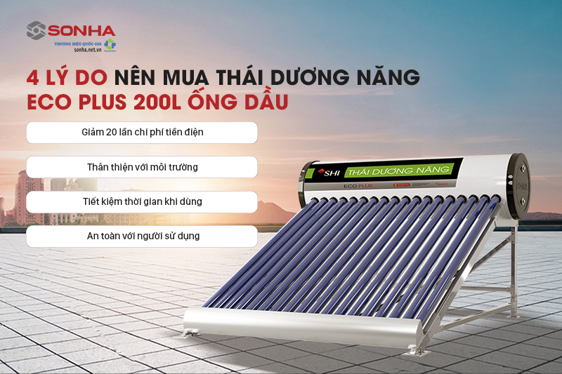 4 lý do nên sử dụng thái dương năng eco plus