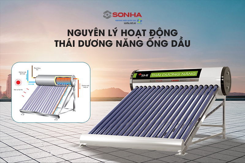 Nguyên lý hoạt động của thái dương năng eco plus ống dầu