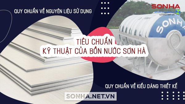 Tiêu chuẩn kỹ thuật bồn nước sơn hà