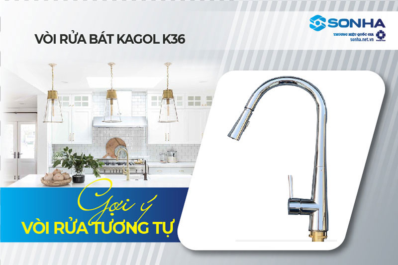 Mua chậu 2 hố Nanosi 7843C và vòi Kagol K36