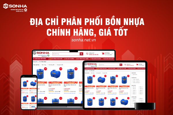 boninox.com.vn - địa chỉ phân phối bồn nước nhựa chính hãng, giá tốt