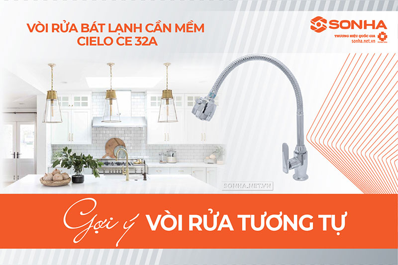 Vòi chậu rửa chén Cielo CE 32A