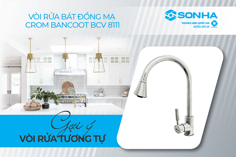 Vòi rửa bát nóng lạnh Bancoot BCV 811