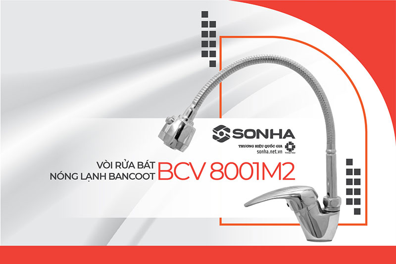 Vòi rửa bát Bancoot BCV 8001M2