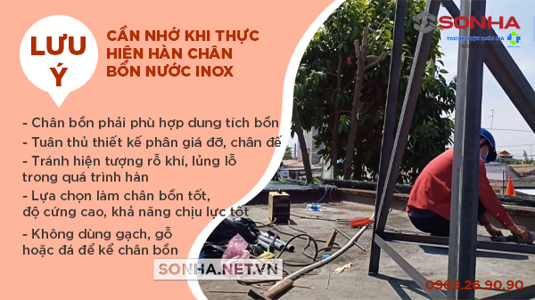 Lưu ý cần nhớ khi thực hiện hàn chân