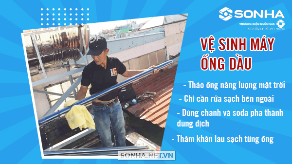 Cách vệ sinh máy ống dầu