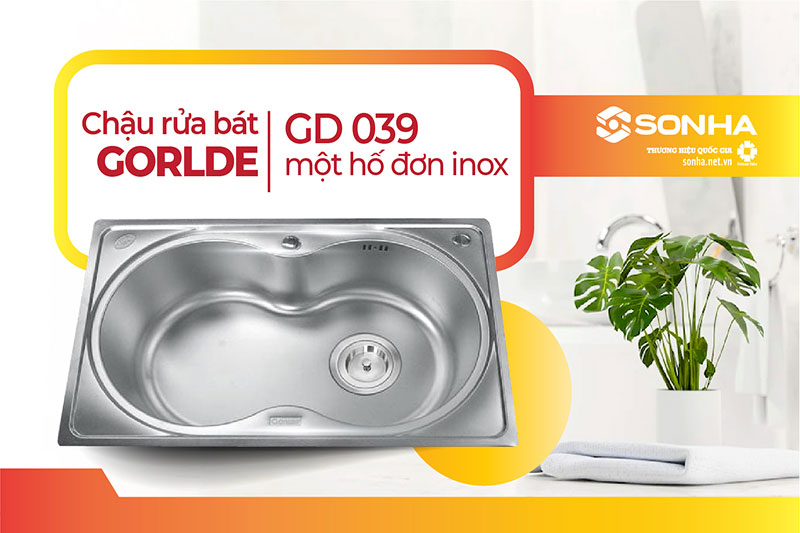 Bồn rửa chén đơn Gorlde GD 039