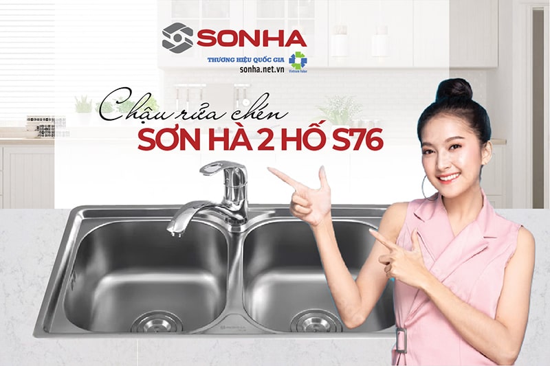 Chậu rửa Sơn Hà S76