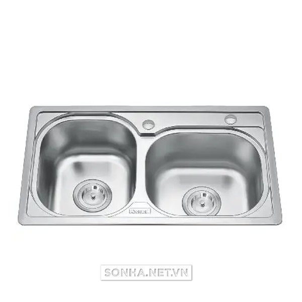 Chậu rửa bát inox gorlde B-211 (820 x 460 x 230mm)