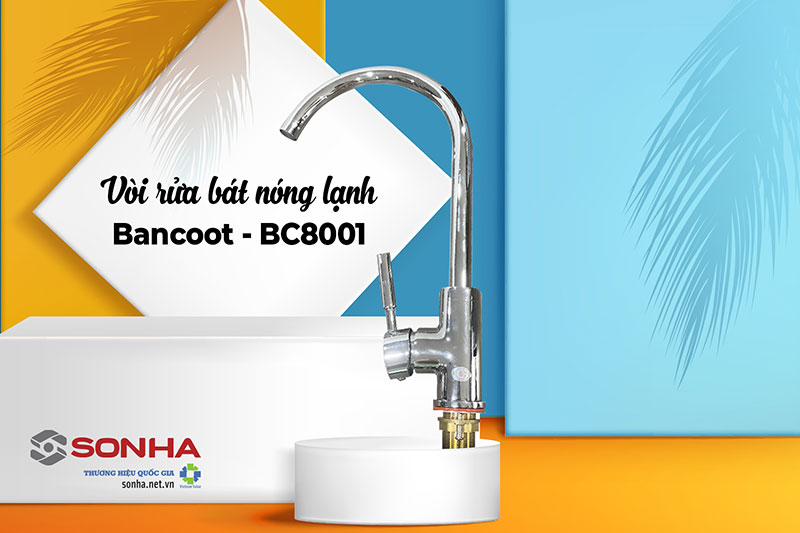 Chậu Nanosi NS-7843L và vòi Bancoot BC8001