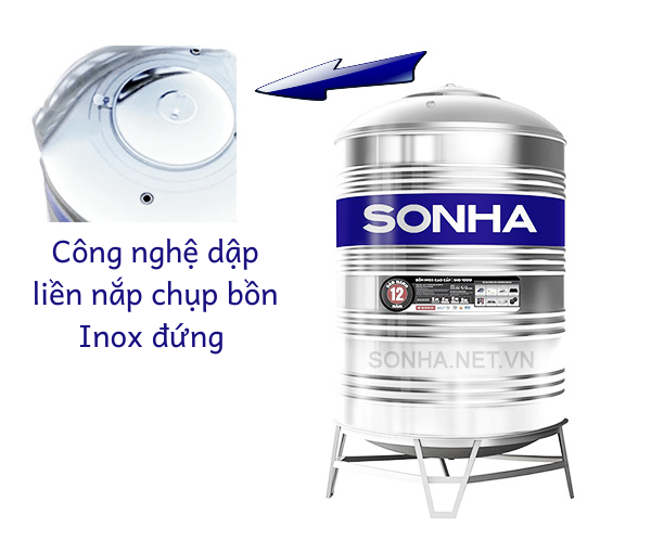 Lắp bồn nước inox chắc chắn