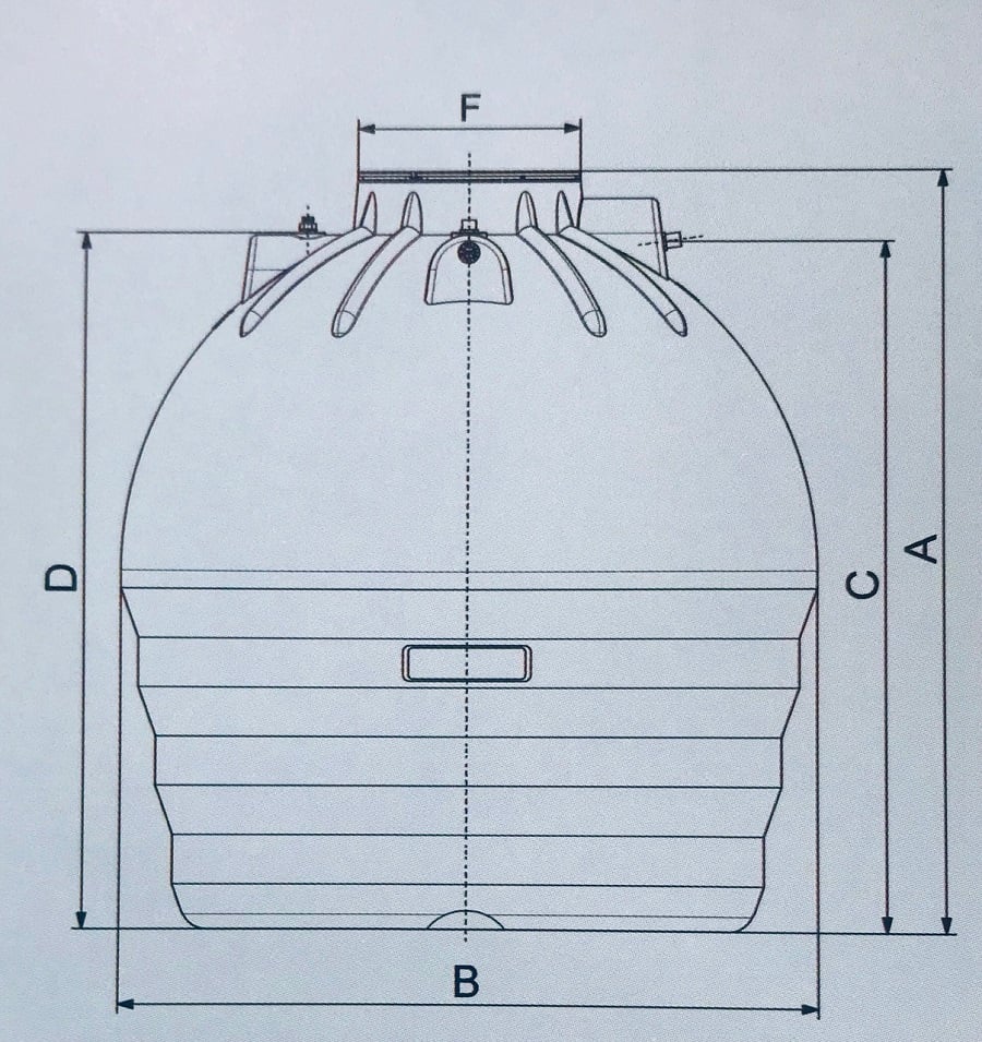 Kích thước bể nước ngầm Sơn Hà