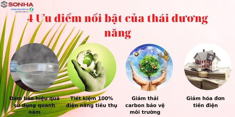 4 ưu điểm tuyệt vời mà thái dương năng mang lại cho cuộc sống