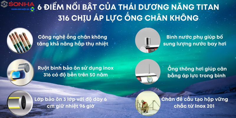 Hình ảnh cấu tạo thái dương năng 200 L