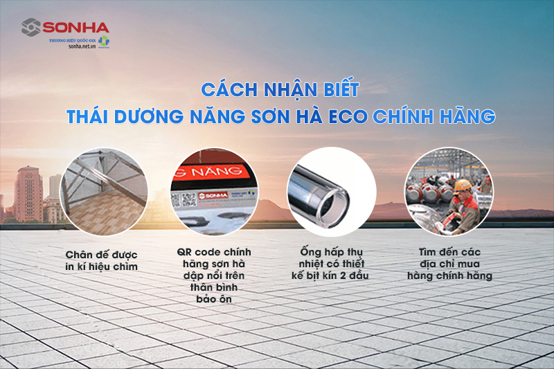 Cách nhận biết Thái dương năng Sơn Hà chính hãng