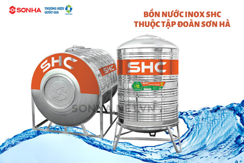 Bồn Inox SHC thương hiệu Quốc gia Sơn Hà