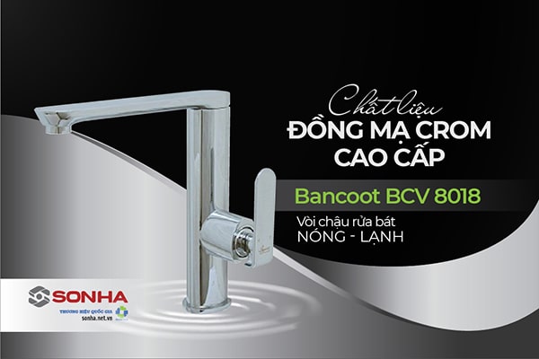 Chất liệu vòi nước rửa chén Bancoot BCV 8018