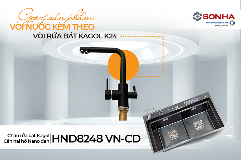 Chậu Kagol HND8248 VN-CD đi kèm K24