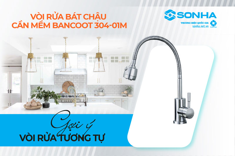 Vòi nước rửa chén Bancoot 304-01M