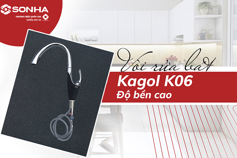 Vòi rửa bát Kagol K06 độ bền cao