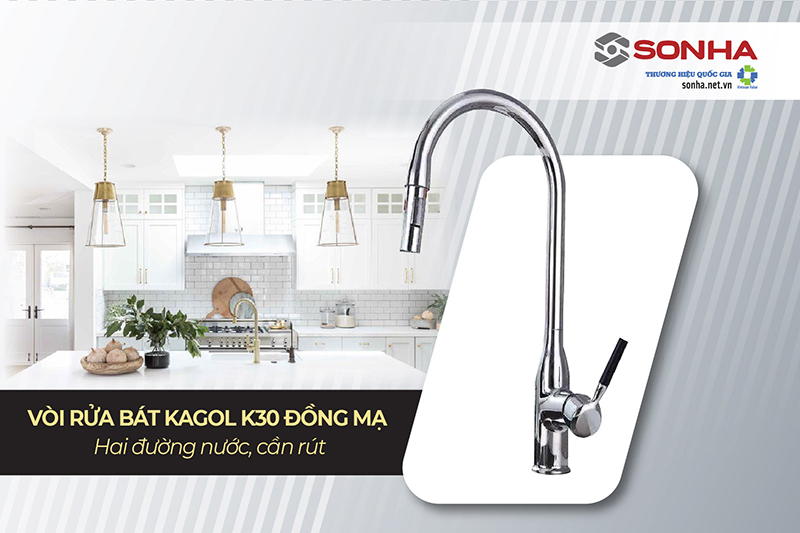 Vòi rửa bát Kagol K30