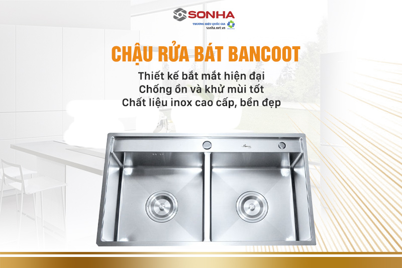 thương hiệu chậu rửa bát Bancoot